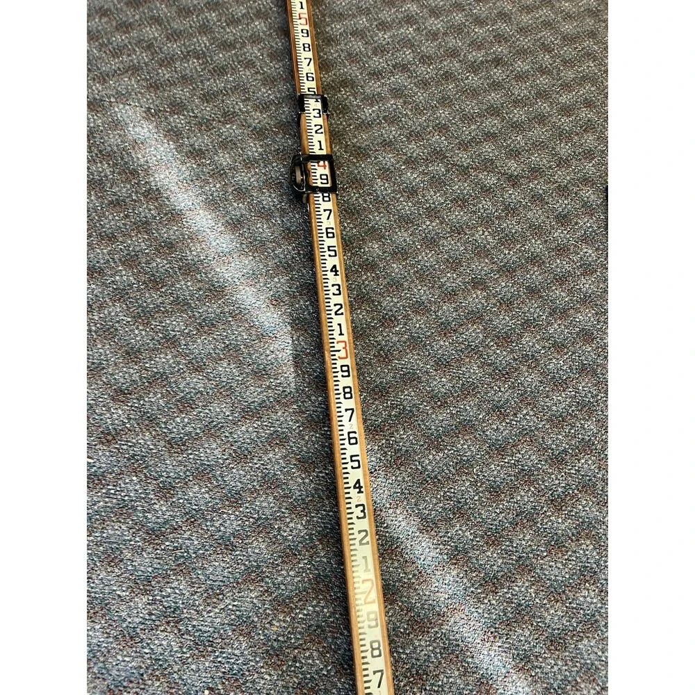 Vintage 11' WOOD MEASURING STICK grade rod rule surveying leveling story pole